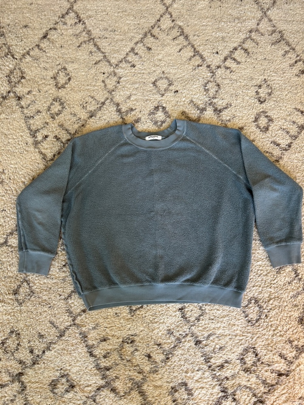 perfectwhitetee Slate Blue Crewneck - Ziggy.
